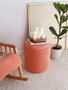 Atelier Del Sofa Puff Teddy Coral